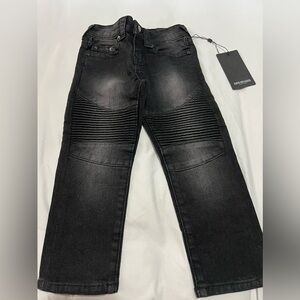 True Religion Geno Relaxed Slim Stretch Moto Jeans NWT